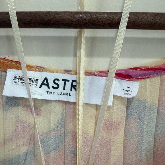 ASTR the Label Revery Floral Long Sleeve Maxi Dress Size L - Picture 7 of 8